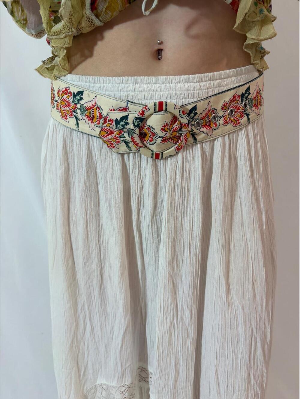 Vintage Floral Coastal Cowgirl Cottage Core Belt